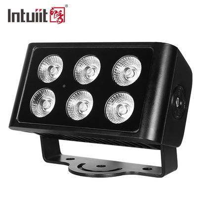 Zewnętrzny wodoodporny 6x5W City Color LED Wall Washer Light 4in1 RGBW Floodlight for Hotels & Buildings DMX512 Control Mode