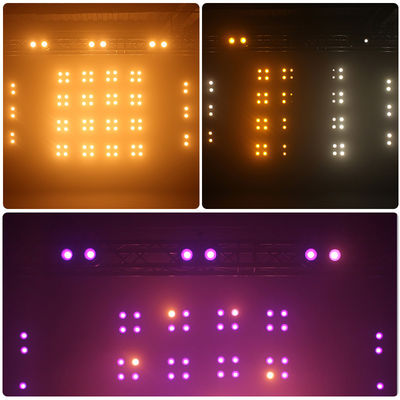 2-Oczkowy IP65 Ciepła Biała/Bursztynowa/RGB 200W LED Reflektor Sceniczny COB dla DJ Koncertu Wydarzenia Oświetlenia Scenicznego Teatralnego