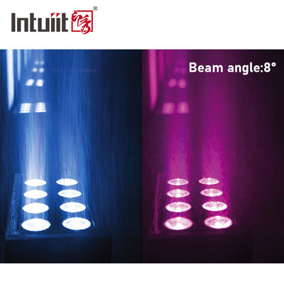 8x15W RGBW LED Naświetlacz Ścienny IP65 Wodoodporny do Fasady Budynku Basenu Architektonicznego Oświetlenia Zewnętrznego