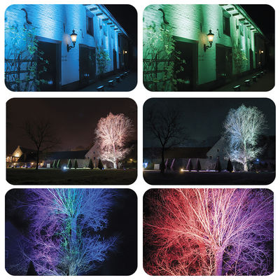 Światło do mycia ścian 40x10W RGBW 4-w-1 wodoodporny reflektor dla City Stage Park Aluminium Wash Led Lighting