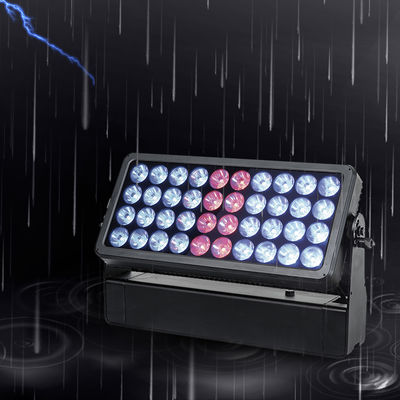 Światło do mycia ścian 40x10W RGBW 4-w-1 wodoodporny reflektor dla City Stage Park Aluminium Wash Led Lighting