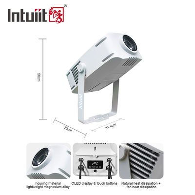 Zewnętrzny wodoodporny projektor Gobo LED o mocy 200 W dla imprezy