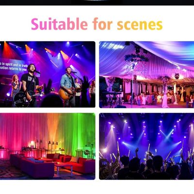 60x12W RGBW 4w1 Led par światło Dj scena wesele impreza dj dyskoteka led wash