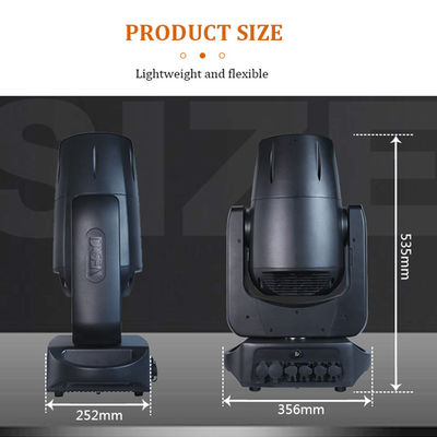 100W Laserowe źródło światła Niestandardowe sceniczne pryzmatyczne wiązki laserowe 100w DMX512 Sterowane światło Ruchoma głowica laserowa IP66