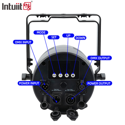 IP65 LED Par Light wodoodporny IP65 Rated Outdoor 12x20W RGBWA-UV 6in1 Stage Light DMX512