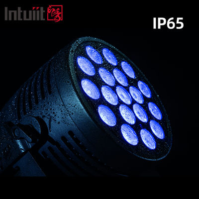 Zewnętrzne IP65 wodoodporne LED Par Light 18x20W RGBWA UV 6in1 Profesjonalne oświetlenie do mycia sceny DMX DJ Can for Events Stadion Club