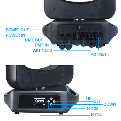 2025 BSW 280W LED ruchomego głowy światło DMX512 Beam Spot Wash 3in1 dla DJ Disco Show CMY