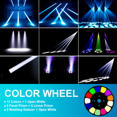 IP66 Beam 200w Dmx512 Led Beam Moving Head Stage Oświetlenie dla imprezy DJ w klubie nocnym