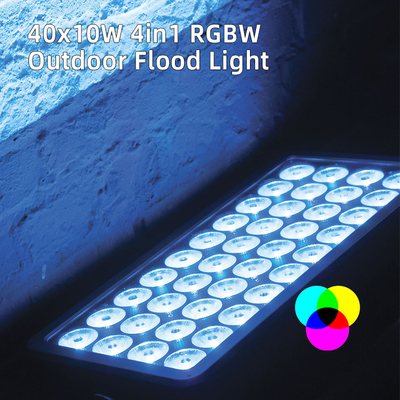 IP65 40x10W RGBW LED Oświetlenie Sceniczne do Miasta Reflektor Budynkowy Zewnętrzny Projekcyjny Architektoniczny