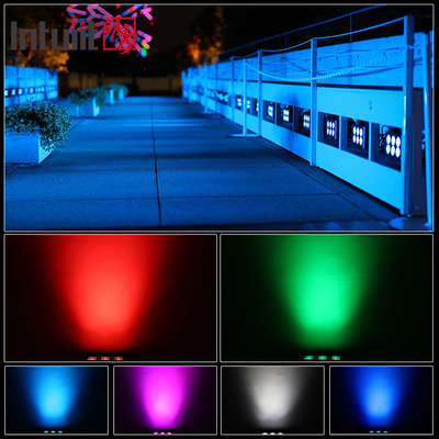 6x5W RGB RGBW Zewnętrzny LED Wall Washer IP65 Reflektor Blinder Stroboskop