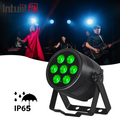 7*20W 6w1 LED Zewnętrzna lampa PAR IP65 Wodoodporna RGBWA-UV DMX 512