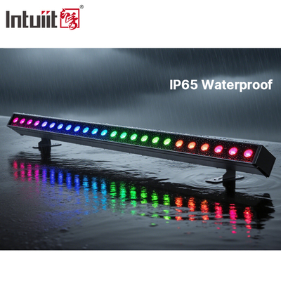 Zasilanie bateryjne 24x2W DMX512 LED Wall Washer IP65 Wodoodporny z efektami RGBW do komercyjnego oświetlenia zewnętrznego