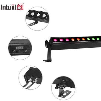 Zasilanie bateryjne 24x2W DMX512 LED Wall Washer IP65 Wodoodporny z efektami RGBW do komercyjnego oświetlenia zewnętrznego