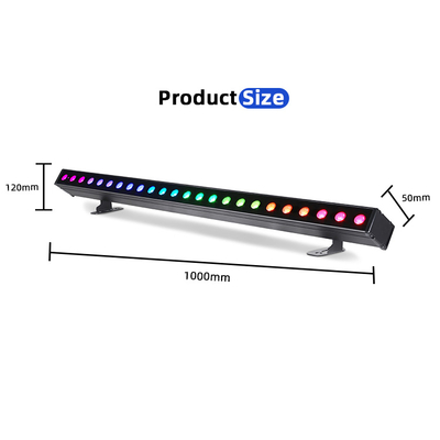 Światło ścienne na zewnątrz IP65 24*2w wodoodporne RGBW Bar do mycia ścian