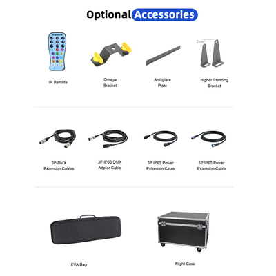 Oświetlenie sceniczne LED 24*2W DMX512 RGBW Oświetlenie LED Bary Liniowe Klub Scene Disco Wydarzenia ślubne