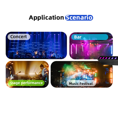 Oświetlenie sceniczne LED 24*2W DMX512 RGBW Oświetlenie LED Bary Liniowe Klub Scene Disco Wydarzenia ślubne