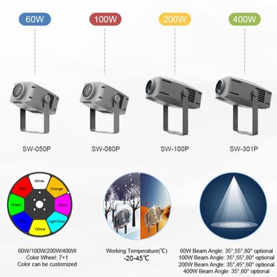 Zewnętrzne 60w LED Woda Blawy Ocean Wave Wave Wave dla korytarza wystawienniczego hotelu