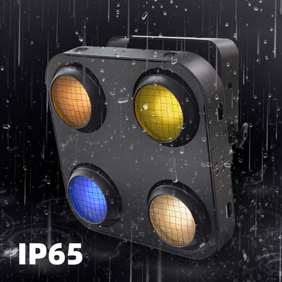 4x90W 4 Eye LED Blinder Blinder Light Bursztyn ciepły biały 2in1 IP65 Wodoodporny światło LED Light