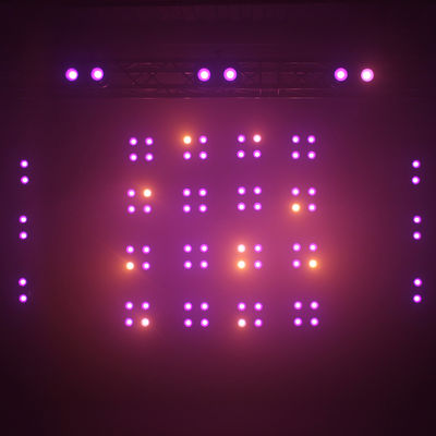 LED 4x90W 2-w-1 ciepłe białe żółte żółtobrązowe oświetlenie na zewnątrz DJ Bar / Ślub / Scene DMX512