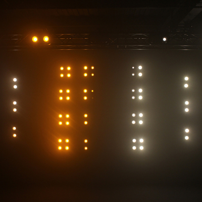 4x90W 4 Eye LED Blinder Blinder Light Bursztyn ciepły biały 2in1 IP65 Wodoodporny światło LED Light