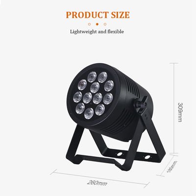 Profesjonalny IP65 wodoodporny LED Par Light 12x20W RGBWA+UV 6in1 DMX512 Stage Wash Light na imprezę weselną na zewnątrz DJ Disco
