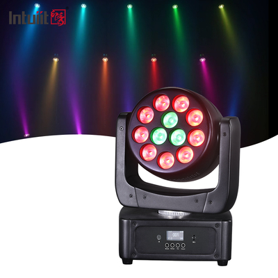 Ruchome głowice oświetleniowe 12*8W LED światła sceniczne RGBW DJ Oświetlenie DMX 512 Aktywacja dźwiękiem na imprezy, wesela, kościół, pokazy zespołów na żywo