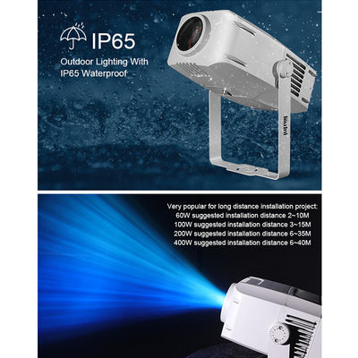 LED projektor fal wodnych światło zewnętrzne IP65 wodoodporne 60W 100W 200W 400W Efekt falowy oświetlenie sceniczne do dekoracji fasady krajobrazu