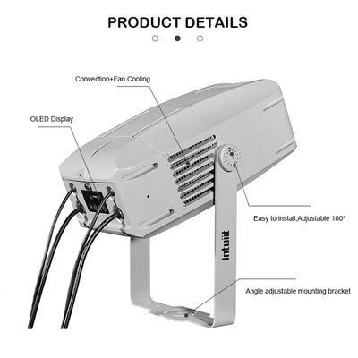 100W Efekt Fali Wodnej Oceanu Ripple Lights Zewnętrzny IP65 Led Gobo Projektor do Reklamy Budowlanej ze Światłem Fali Wodnej