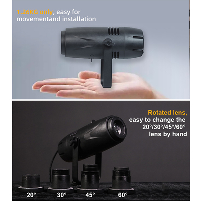 40w Led Projector Indoor Projection Lamp Gobo Custom Logo Welcome Light Led Projector