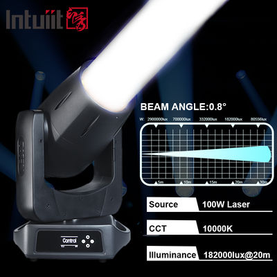 2025 Pro IP66 100W laserowa lampa z ruchomą głowicą zewnętrzna wodoodporna wiązka światła scenicznego DMX sprzęt oświetleniowy dla DJ-a