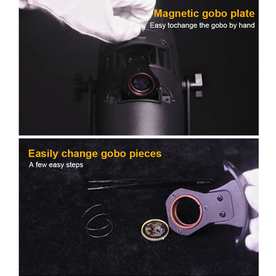 60W IP65 wodoodporna Reklama Komercyjna Gobo Led Logo Podłogowa Lampa Projekcyjna