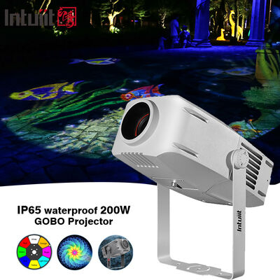 200W Outdoor Gobo Projection Waterproof IP65 DMX LED Logo Projector Light for Building