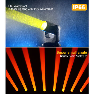2025 Pro IP66 100W laserowa lampa z ruchomą głowicą zewnętrzna wodoodporna wiązka światła scenicznego DMX sprzęt oświetleniowy dla DJ-a