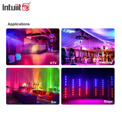 Gorąca sprzedaż 4w1 RGBW LED 24*2W podkładka ścienna liniowy pasek świetlny sterowany dźwiękiem DMX Stage Wash lampa do klubu nocnego