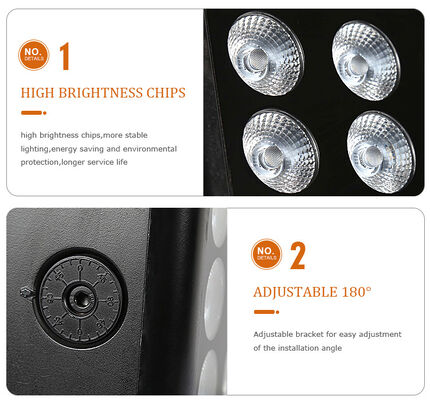 LED IP65 Zewnętrzne Wodoodporne 80W RGBW 4w1 Reflektory Wash City Color DMX512/Automatyczne Sterowanie dla DJ Disco Party Club