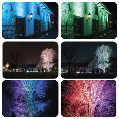 LED 40X10W RGBW 4 w 1 Wodaodporna ścianka zmywarka ściana krajobraz LED lampa Led ścianka zmywarka reflektor reflektor