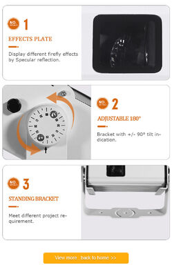 Światła Świetlików Projektor Gwiazd Laser Boże Narodzenie RGB Zmiana Koloru 13W do Drzewa Sufitu Ogród Trawy Dziedzińca Użytek Zewnętrzny Wewnętrzny