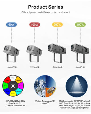 Profesjonalne 400W IP65 wodoodporne zewnętrzne architekturę krajobrazu Led efekt wody fal światło