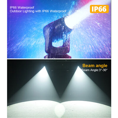 Zewnętrzny 280W LED Beam Spot Wash Ruchomy Głowa Światło CMY Liniowe Mieszanie Efekt Sceny Oświetlenie dla parku rozrywki Wydarzenie Ślub Show
