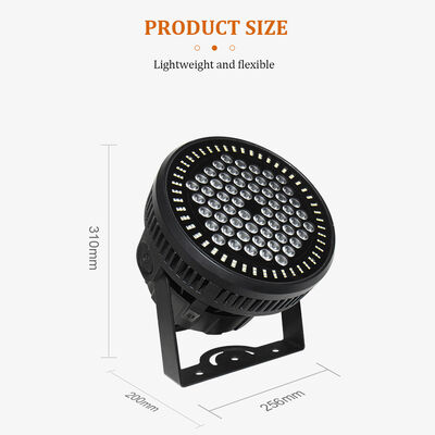 60*12W RGBW 4w1 IP65 Zewnętrzna dioda LED PAR Can Uplighting Set DMX512 Stage Wash Light na wydarzenie weselne Fasada budynku