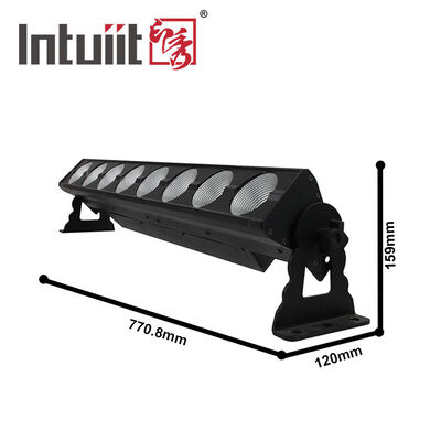 8*15W RGB LED Światła Sceniczne Bar DJ Stroboskopowe Światła Imprezowe Bar 3 w 1 Wall Washer Światło Wewnętrzne z Kontrolą DMX AutoPlay na Kościół Boże Narodzenie Wesele Taniec