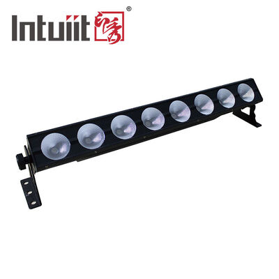 8*15W RGB LED Światła Sceniczne Bar DJ Stroboskopowe Światła Imprezowe Bar 3 w 1 Wall Washer Światło Wewnętrzne z Kontrolą DMX AutoPlay na Kościół Boże Narodzenie Wesele Taniec