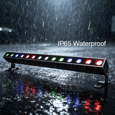 140W RGBW 4w1 IP65 Wodoodporna liniowa podkładka ścienna LED 14x10W DMX512/RDM Kolor miejski Oświetlenie budynku
