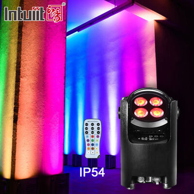 4x12w 4w1 rgbw bezprzewodowy zasilany bateryjnie DMX uplight