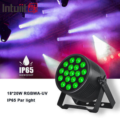 IP65 18x20w RGBAW UV Led Par Uplight Wodoodporne światło LED Par