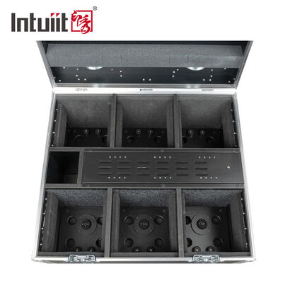 Sterowanie zdalne IP54, oświetlenie sceny weselnej, akumulatorowe, LED RGB, bezprzewodowe, światło DJ, listwa, DMX512, 4x12W reflektory LED