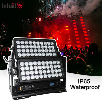 Bezwodne zewnętrzne podwójne oświetlenie ścienne LED IP65 800W RGBW DMX City Hotel Garden