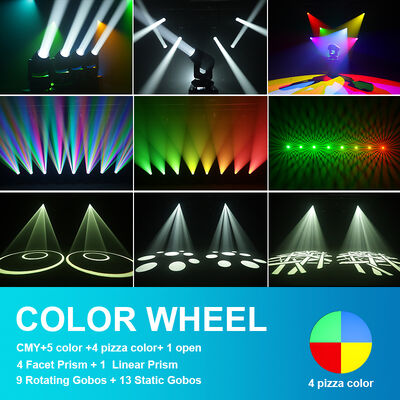 Zewnętrzny 280W LED Beam Spot Wash Ruchomy Głowa Światło CMY Liniowe Mieszanie Efekt Sceny Oświetlenie dla parku rozrywki Wydarzenie Ślub Show