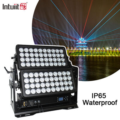 Fabryka hurtownia 800W LED światło halogenowe na zewnątrz IP65 80x10W RGBW 4w1 projektor światła scenicznego do upiększania miasta projekt fasady