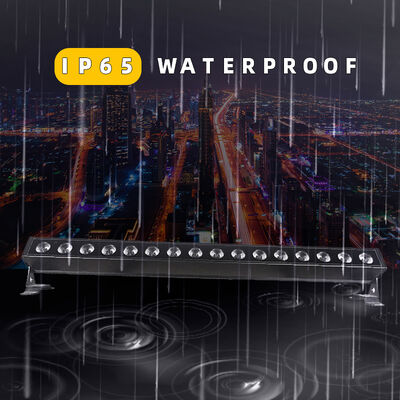 IP65 Zewnętrzne 16x5W RGBW 4-w-1 LED Liniowe Światło ścienne Bar Washer DMX512 Architektura scenowa Oświetlenie do mycia